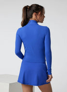 Vuori Studio Half Zip Pullover in Copenhagen Back View