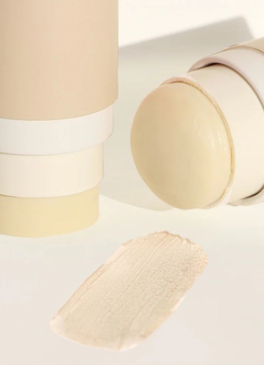 Routine The Curator 50G Natural Deodorant Stick Shown Open With Colour Swatch