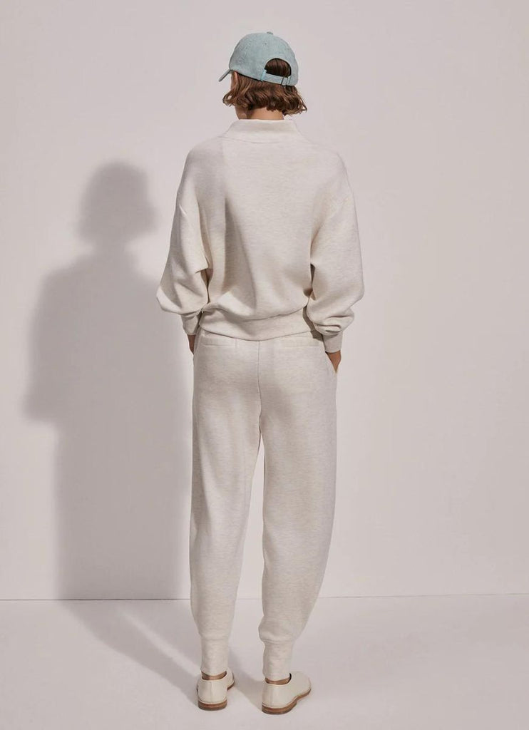 Varley The Relaxed Pant 27.5” in Ivory Marl Back View
