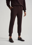 Varley The Slim Cuff Pant 25” in Coffee Bean