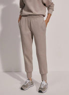 Varley The Slim Cuff Pant 27.5 in Taupe Marl