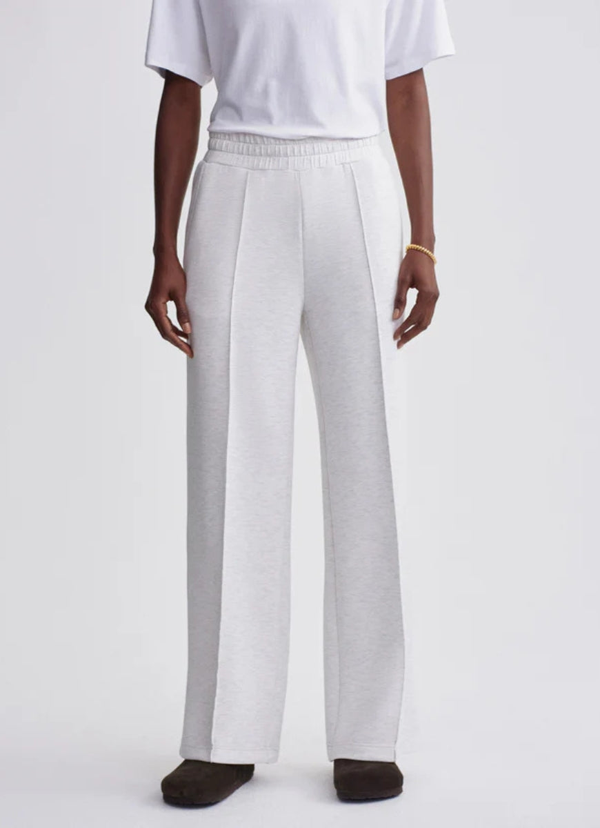 Varley The Wide Leg Pant 28” in Ivory Marl