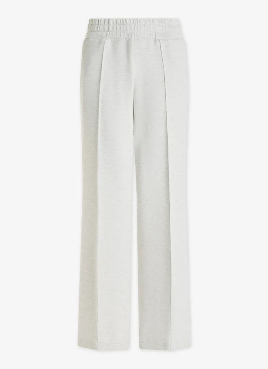 Varley The Wide Leg Pant 30” in Ivory Marl Product Shot View