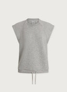 Varley Salome Raglan Tee in Light Grey Marl