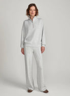 Varley The Wide Leg Pant 30” in Light Grey Marl