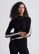 Varley Wilshire Mockneck Knit in Black