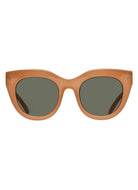 Le Specs Air Heart Polarized Sunglasses in Caramel