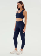 Splits59 Airweight High Waist 7/8 Legging Indigo Full Length Side View