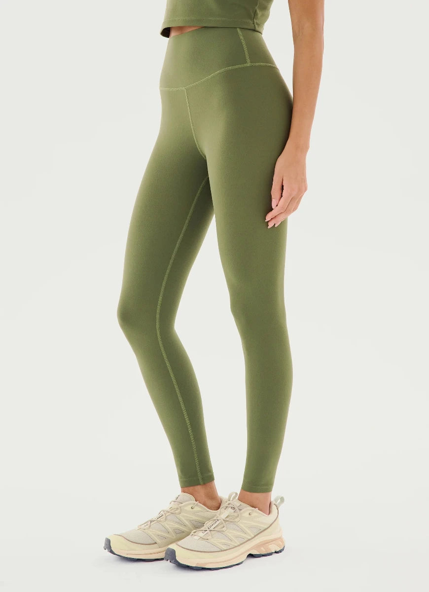 Splits59 Airweight High Waist Legging 28in in Olive Side View