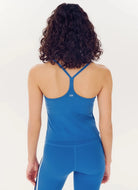 Splits59 Airweight Tank Top in Stone Blue Back View