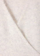 American Vintage Nuny Crossover Sweater in Polaire Chine Close Up View