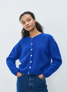 American Vintage Vitow Cardigan in Royal Blue