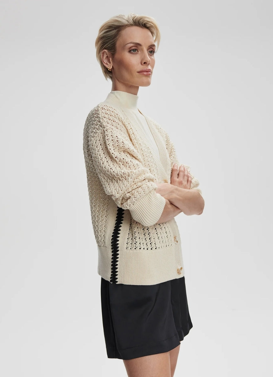 (取寄) バーリー レディース アステル リラックスド-フィット ニット カーディガン Varley women Astell Relaxed Knit Cardigan Birch varley-astell-relaxed-knit-