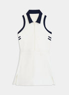 Splits59 Austin Rigor Dress in White/Indigo Product Shot View