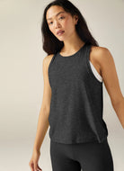 Beyond Yoga Featherweight Rebalance Tank Top in Black Charcoal