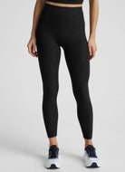 Beyond Yoga Spacedye High Waisted Legging Darkest Night Waist Down Front View