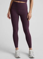Beyond Yoga Spacedye Caught In The Midi High Waisted Legging Brilliant Blackberry Heather
