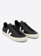 Veja Women's Campo Sneaker in Black Front View