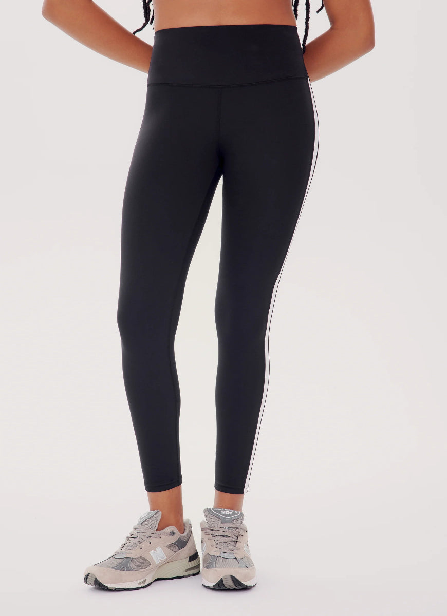 Splits59 Clare High Waist Rigor 7/8 Legging in Black Front View