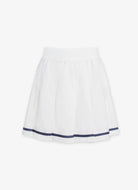 Varley Claredon High Rise Court Skort 16” in White Product Shot View