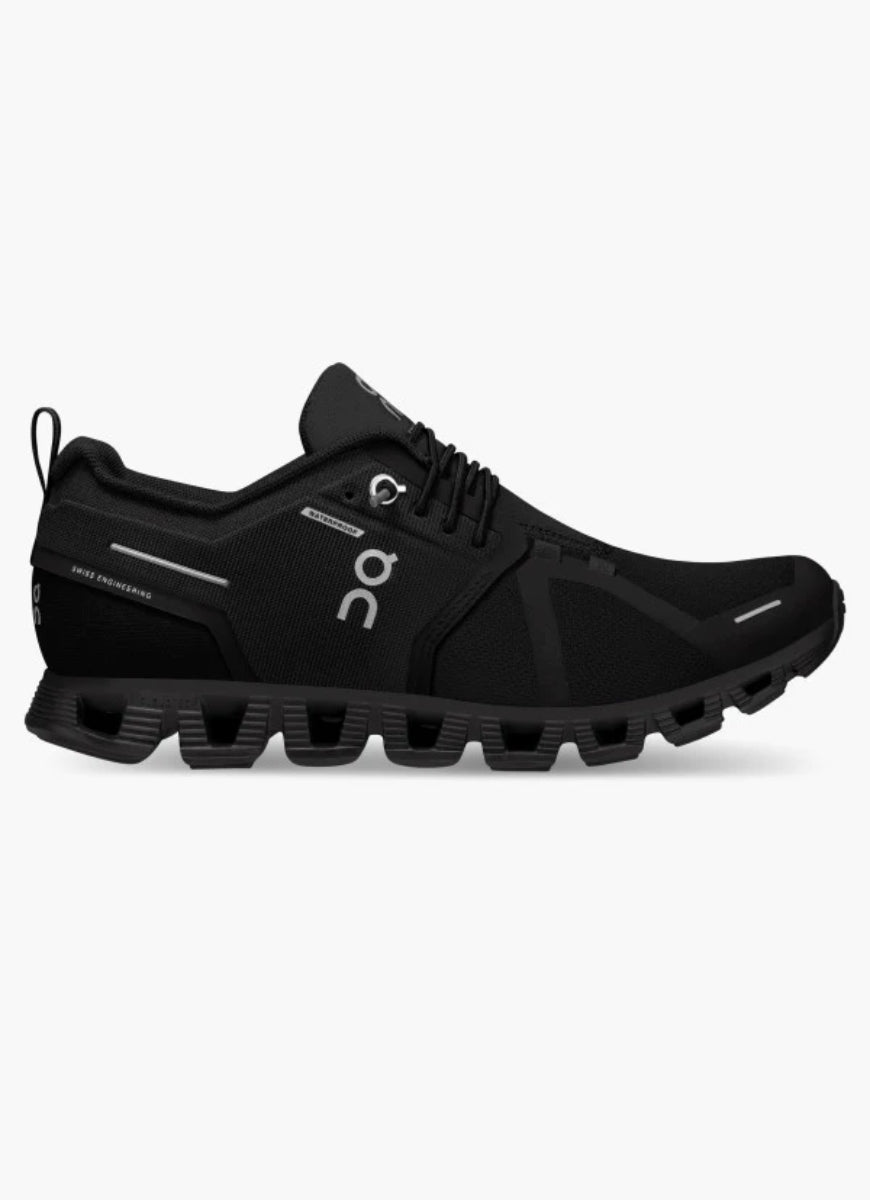 On Cloud 5 Waterproof Running Shoe in Black