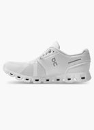 On Cloud 5 Women's Running Shoes in White Side View