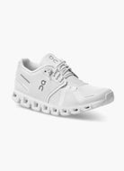 On Cloud 5 Women's Running Shoes in White Angled Side View