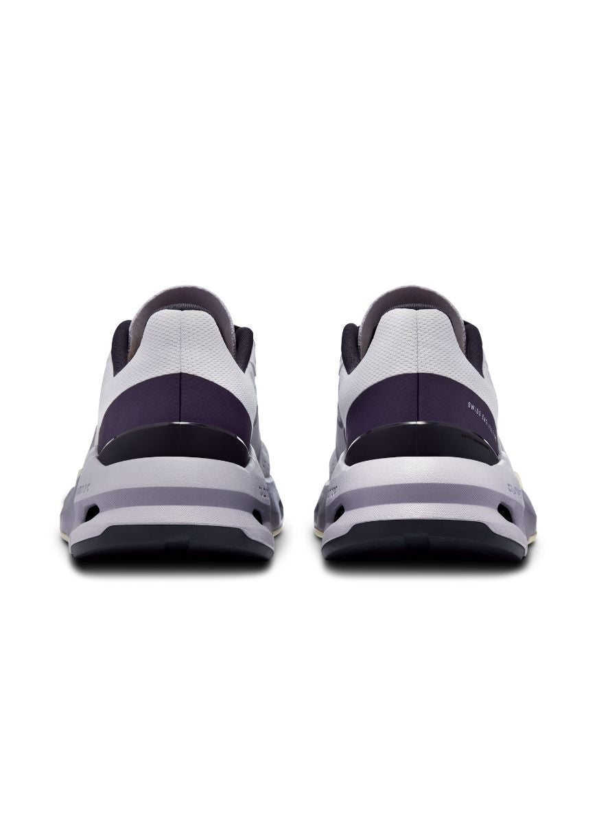 On Cloudpulse Women's Training Shoe in Lavender Back Heel View