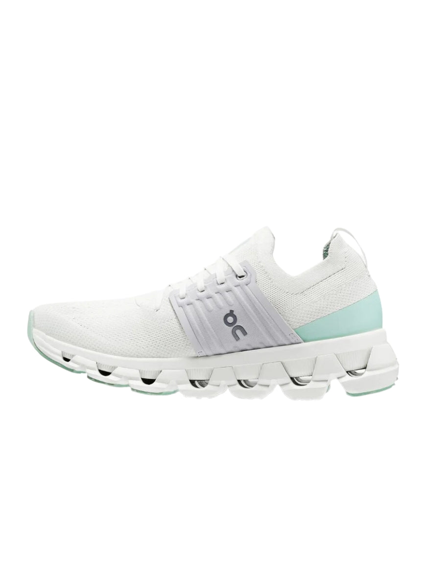 On Cloudswift 3 Women's Running Shoe in Ivory Side View