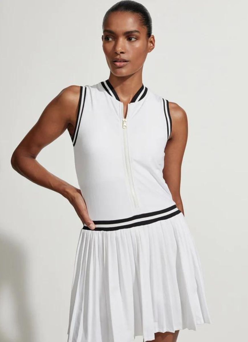 Varley Elgan Tennis Dress 31.5" in White