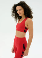 Splits59 Ella Airweight Sports Bra in Pirate Red