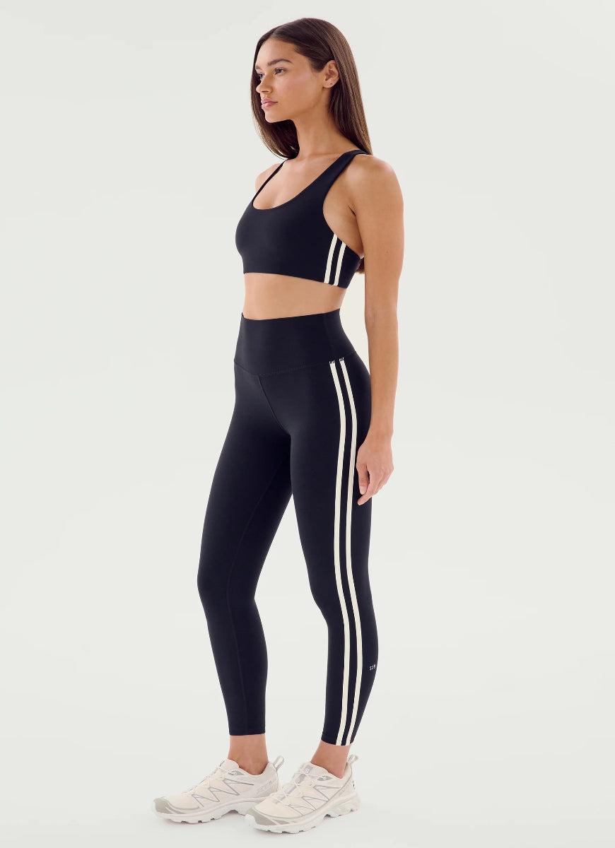 Splits59 Ella High Waist Airweight 7/8 Legging in Black/White