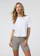 vuori Women's Energy Tee in White