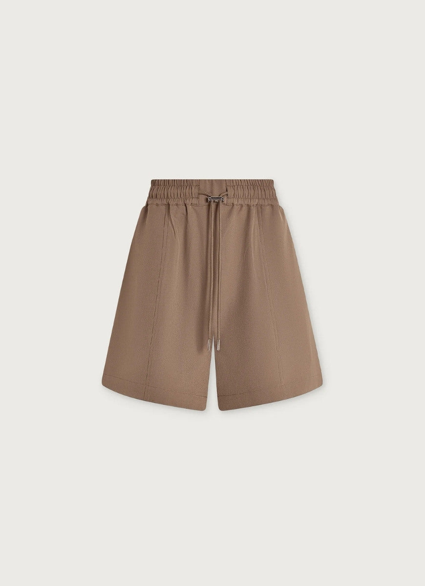 Varley Esmond Mid Rise Short 3” in Taupe Stone Product Shot View