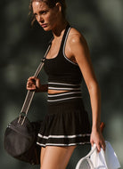 Free People Advantage Set in Black Combo Side View