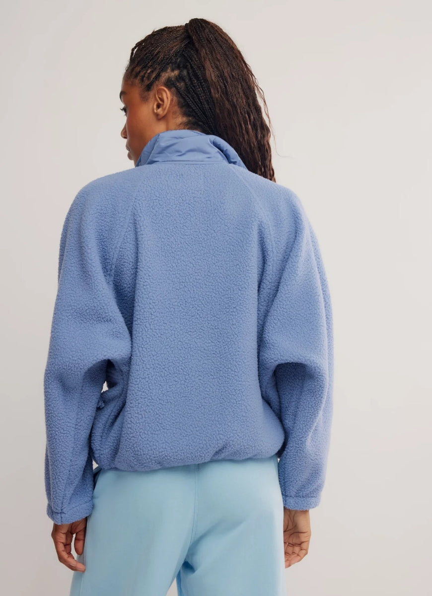 Free People Hit the Slopes Jacket in Wild Wind Back View