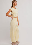 Free People Hot Shot Crossover Set in Sunlit Yellow