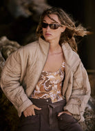 Free People Pippa Packable Puffer Jacket in Doe