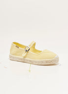 Free People Oasis Mary Jane Espadrilles in Sunkissed Yellow Angled Side View