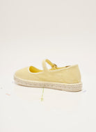 Free People Oasis Mary Jane Espadrilles in Sunkissed Yellow Side View