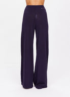 The Upside Greenwich Alight Knit Pant in Navy Back View