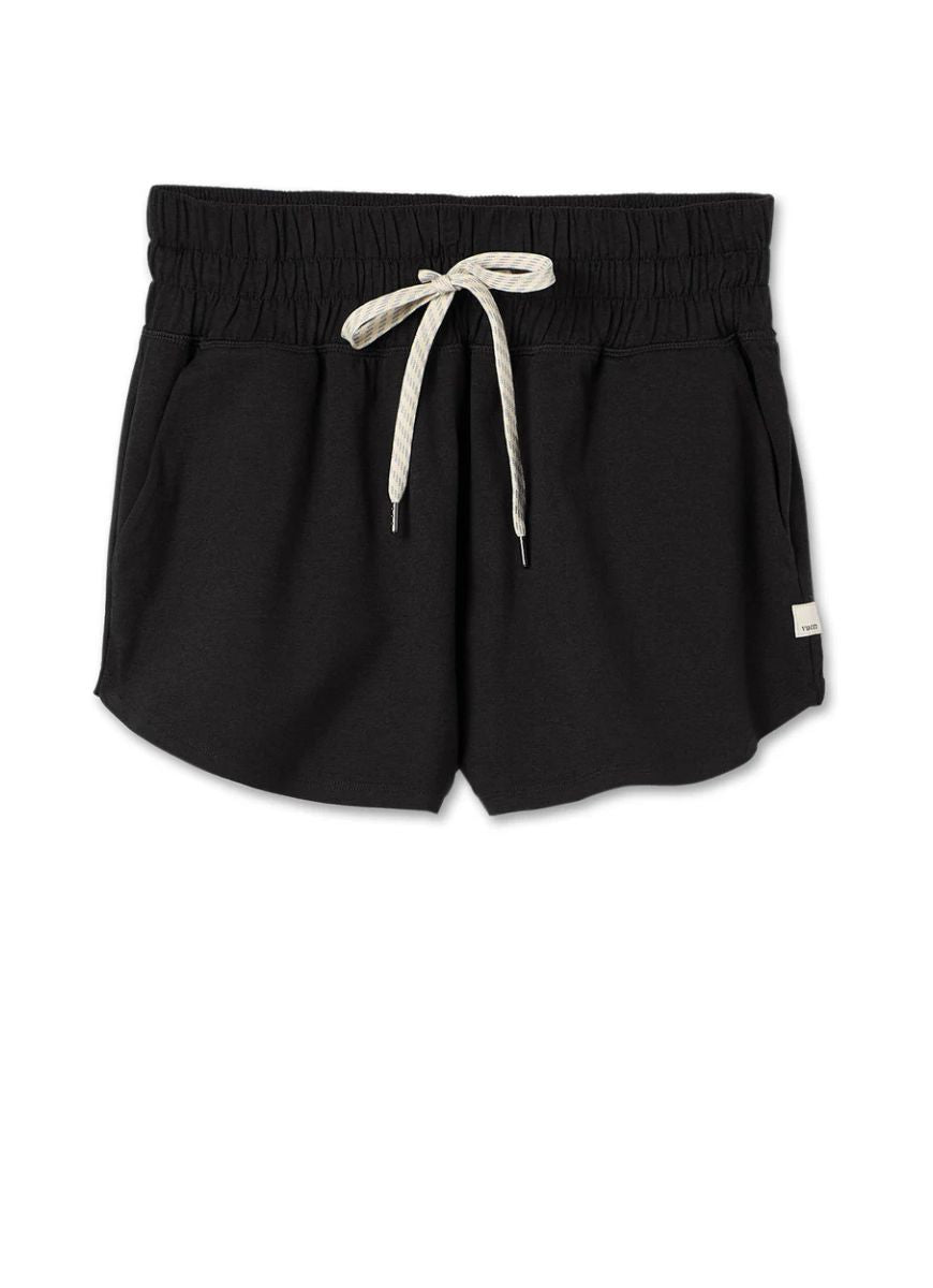 Vuori Women's Halo Performance Short 2.0 in Black Heather Product Shot View