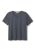 perfectwhitetee Harley Crew Tee in Night Product Shot View