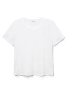 Perfect White Tee Harley Crew Neck Tee in White Flat Lay View