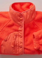 Free People Hit The Slopes Jacket in Neon Coral Flat Lay View