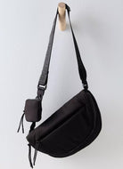 Free People Hit The Trails Sling Bag in Black