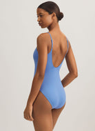 Polo Ralph Lauren Kennedy One Piece in Periwinkle Back View