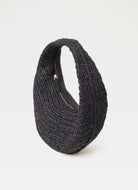 LSPACE Aya Bag in Black Top View Showing Zipper