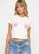 LSPACE Merci Baby Tee in Mermaid Vibes Alternate Front View