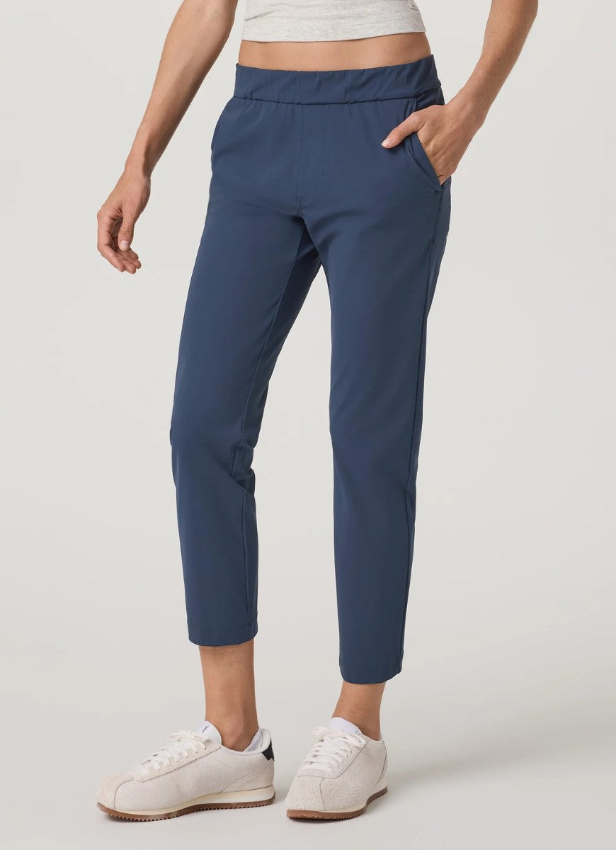 Vuori Miles Ankle Pant in Blue Coast